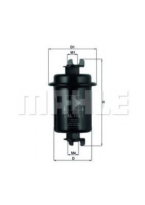 Compre KL110 Mahle Original Filtro de combustível
